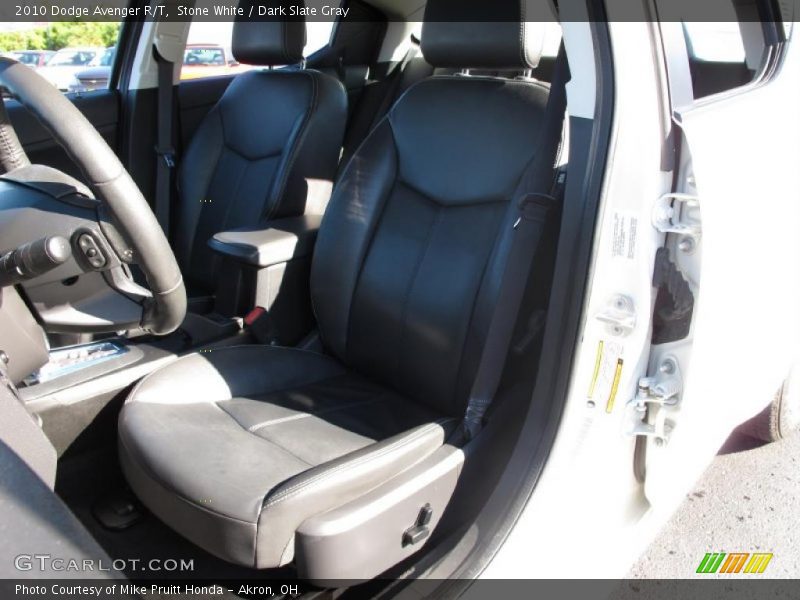 Stone White / Dark Slate Gray 2010 Dodge Avenger R/T