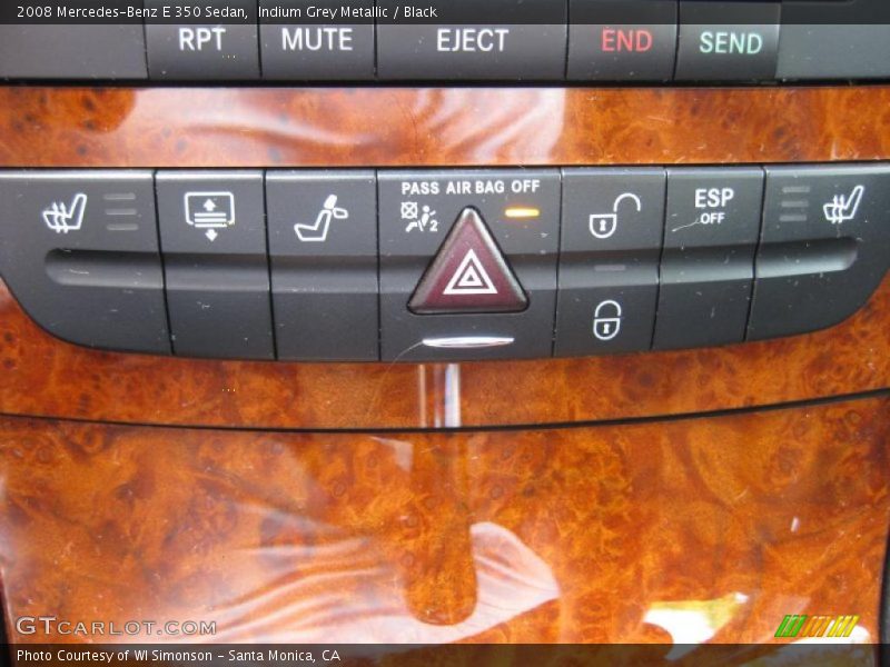 Controls of 2008 E 350 Sedan