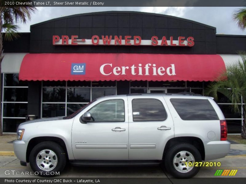 Sheer Silver Metallic / Ebony 2010 Chevrolet Tahoe LT