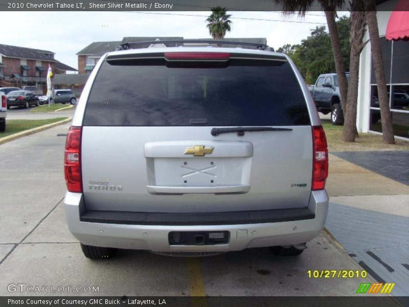 Sheer Silver Metallic / Ebony 2010 Chevrolet Tahoe LT