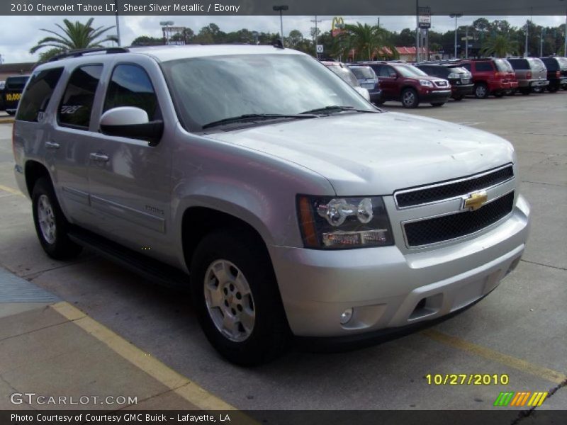 Sheer Silver Metallic / Ebony 2010 Chevrolet Tahoe LT