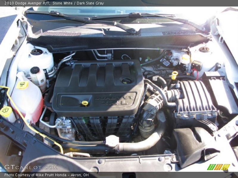 Stone White / Dark Slate Gray 2010 Dodge Avenger R/T