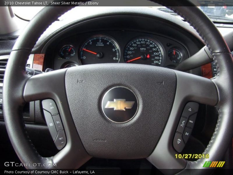 Sheer Silver Metallic / Ebony 2010 Chevrolet Tahoe LT