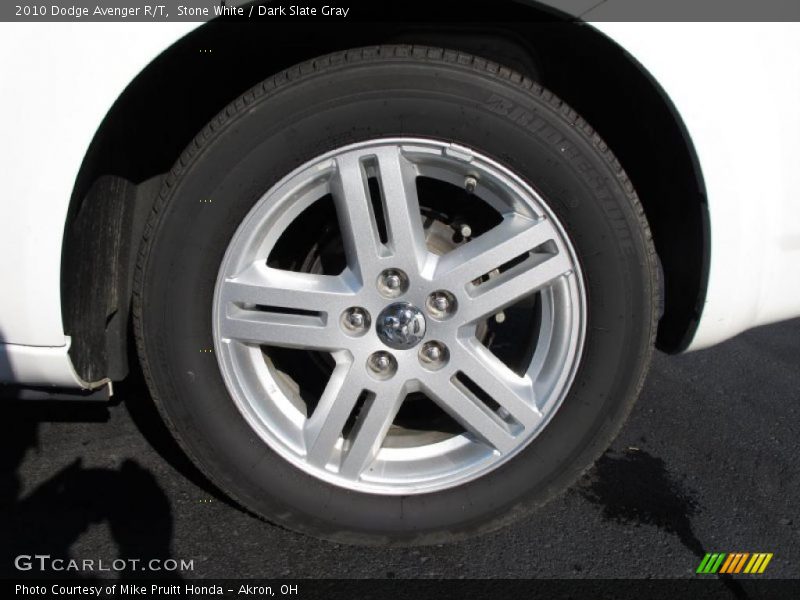 Stone White / Dark Slate Gray 2010 Dodge Avenger R/T