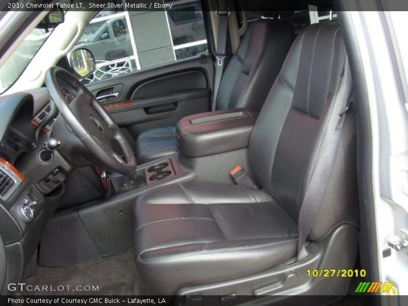 Sheer Silver Metallic / Ebony 2010 Chevrolet Tahoe LT