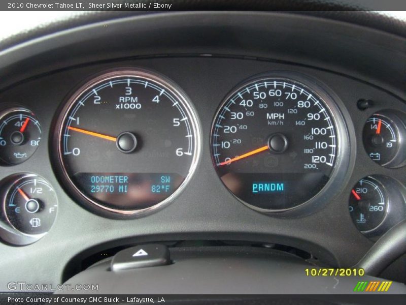 Sheer Silver Metallic / Ebony 2010 Chevrolet Tahoe LT