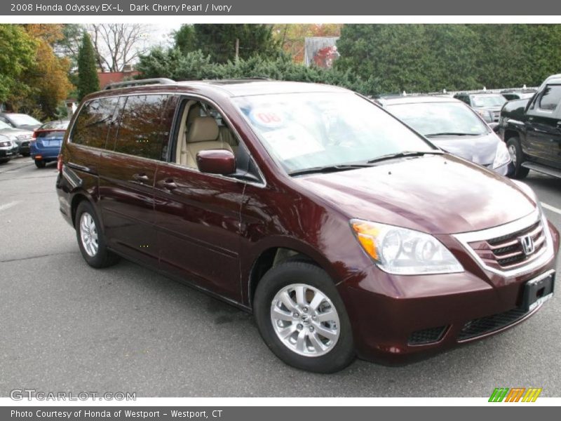 Dark Cherry Pearl / Ivory 2008 Honda Odyssey EX-L