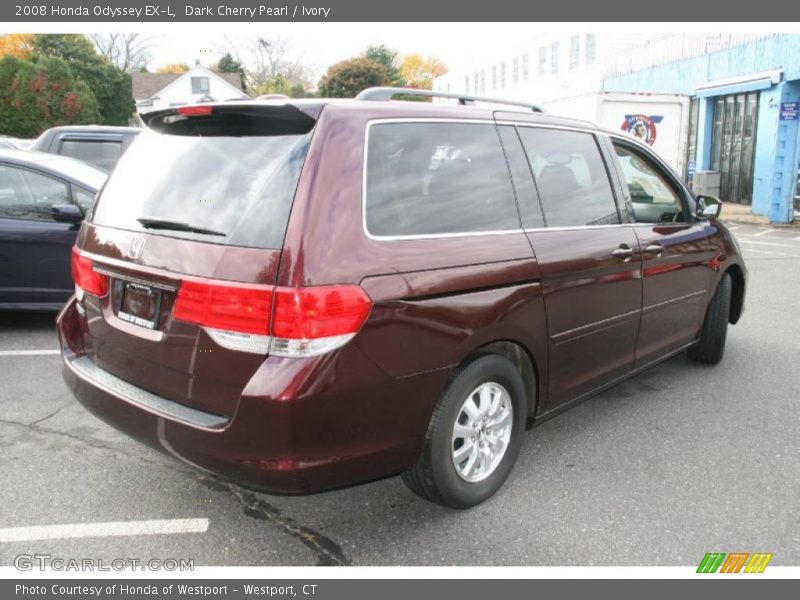 Dark Cherry Pearl / Ivory 2008 Honda Odyssey EX-L