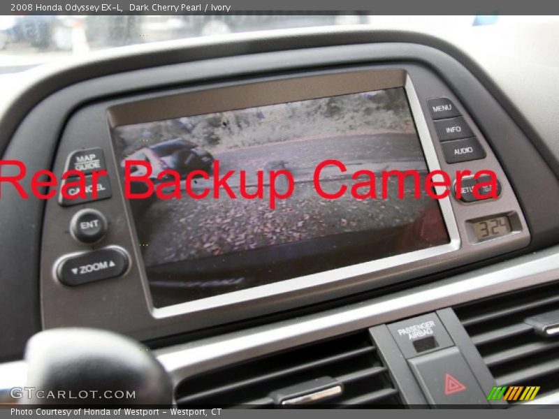 Dark Cherry Pearl / Ivory 2008 Honda Odyssey EX-L