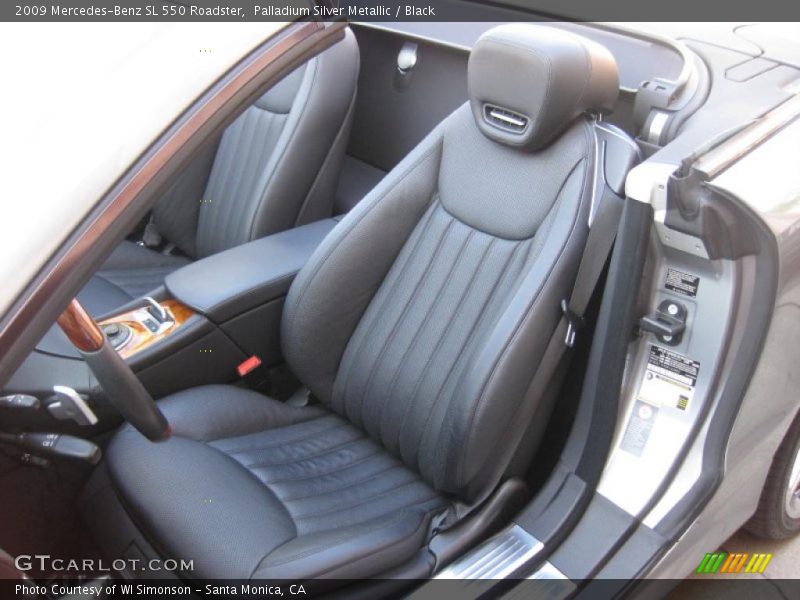  2009 SL 550 Roadster Black Interior