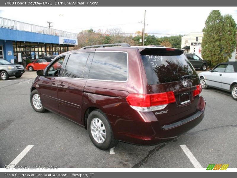 Dark Cherry Pearl / Ivory 2008 Honda Odyssey EX-L