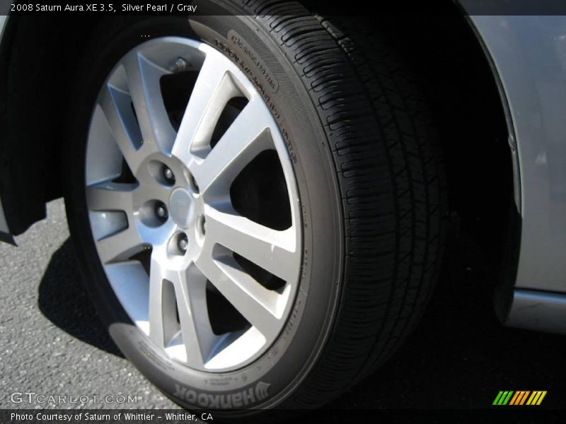 Silver Pearl / Gray 2008 Saturn Aura XE 3.5