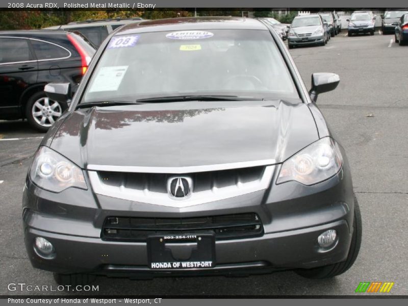 Polished Metal Metallic / Ebony 2008 Acura RDX