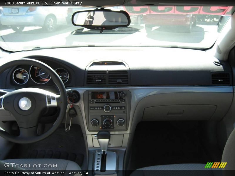 Silver Pearl / Gray 2008 Saturn Aura XE 3.5