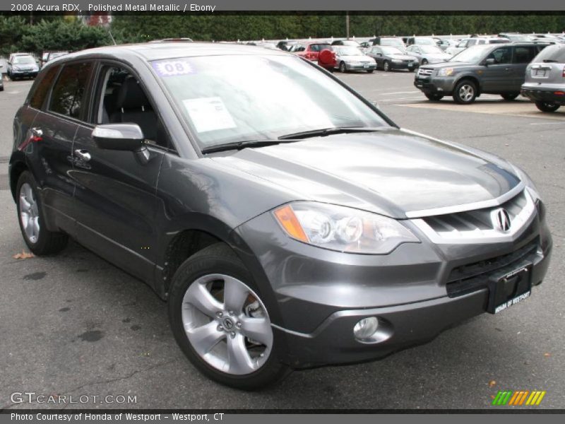 Polished Metal Metallic / Ebony 2008 Acura RDX