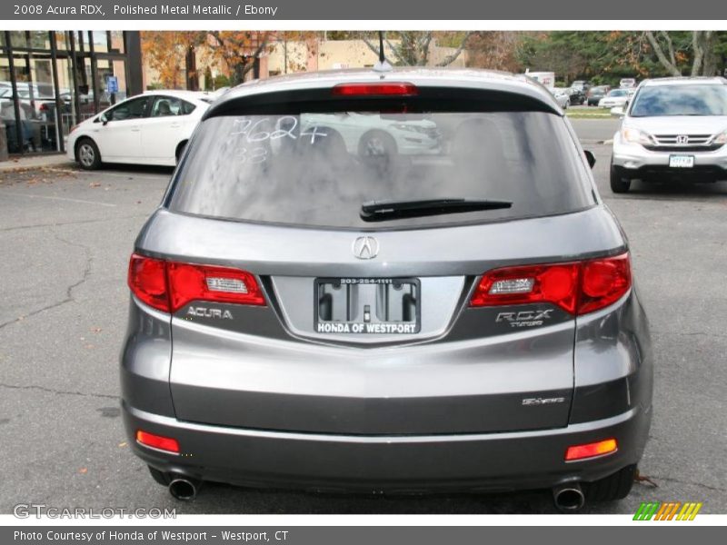 Polished Metal Metallic / Ebony 2008 Acura RDX