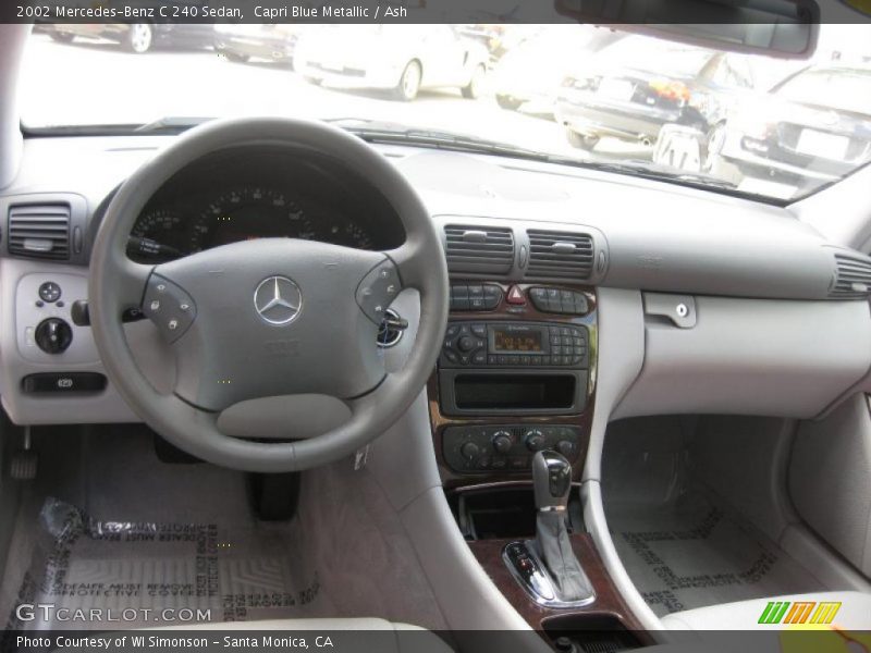 Capri Blue Metallic / Ash 2002 Mercedes-Benz C 240 Sedan