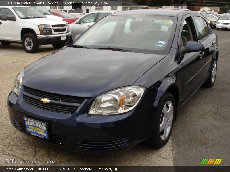 Imperial Blue Metallic / Gray 2010 Chevrolet Cobalt LT Sedan