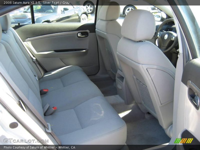 Silver Pearl / Gray 2008 Saturn Aura XE 3.5