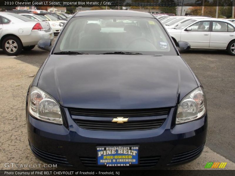 Imperial Blue Metallic / Gray 2010 Chevrolet Cobalt LT Sedan