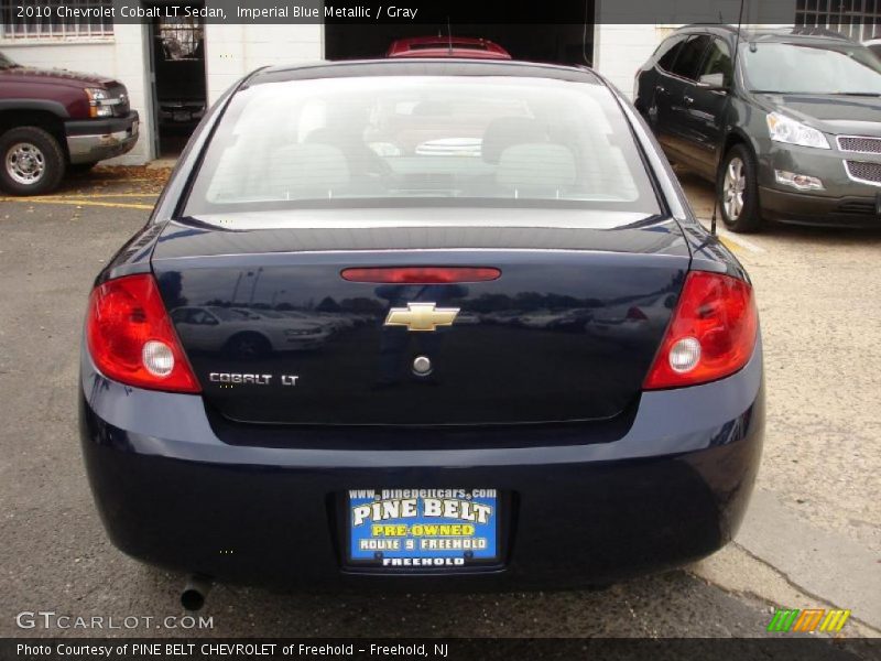 Imperial Blue Metallic / Gray 2010 Chevrolet Cobalt LT Sedan