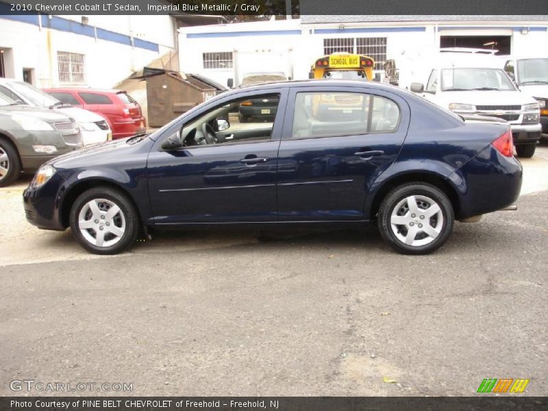 Imperial Blue Metallic / Gray 2010 Chevrolet Cobalt LT Sedan