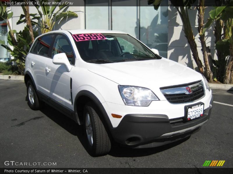 Polar White / Gray 2008 Saturn VUE XE