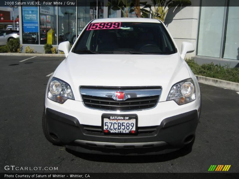 Polar White / Gray 2008 Saturn VUE XE