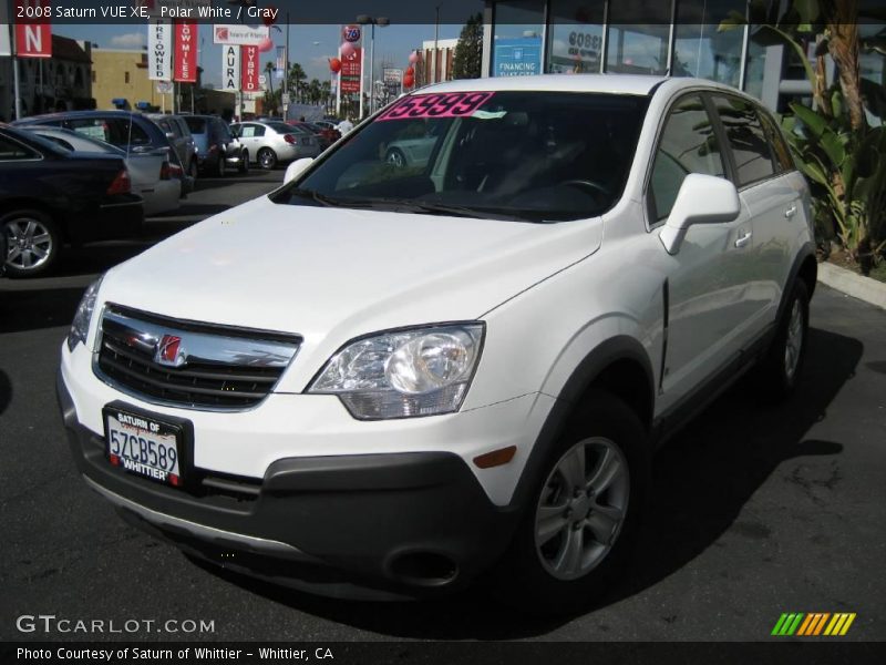 Polar White / Gray 2008 Saturn VUE XE