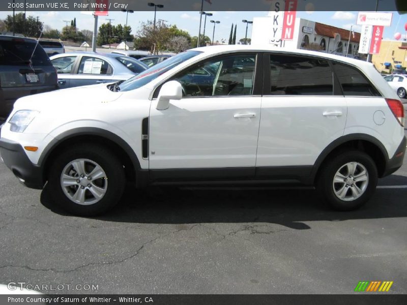 Polar White / Gray 2008 Saturn VUE XE