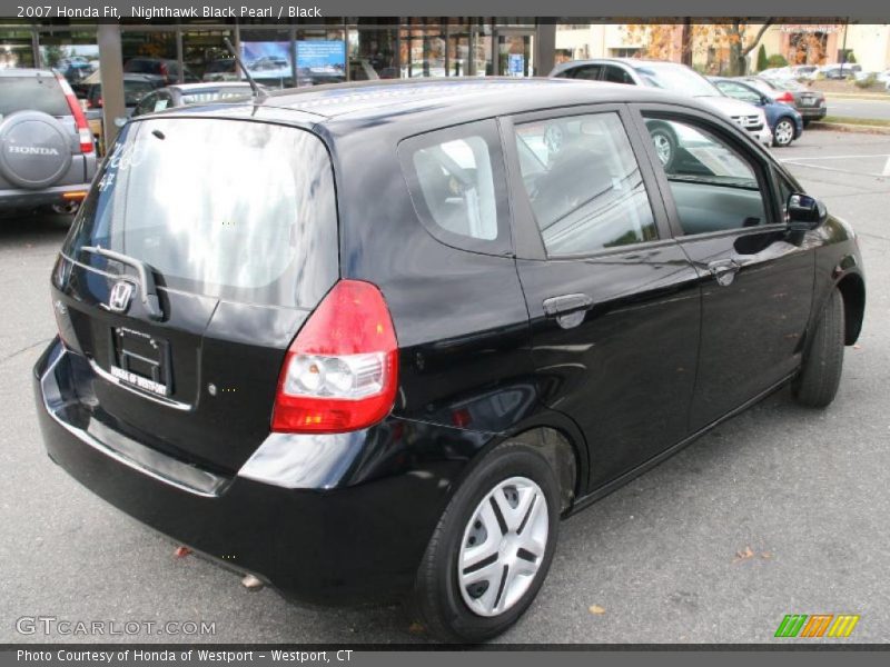 Nighthawk Black Pearl / Black 2007 Honda Fit