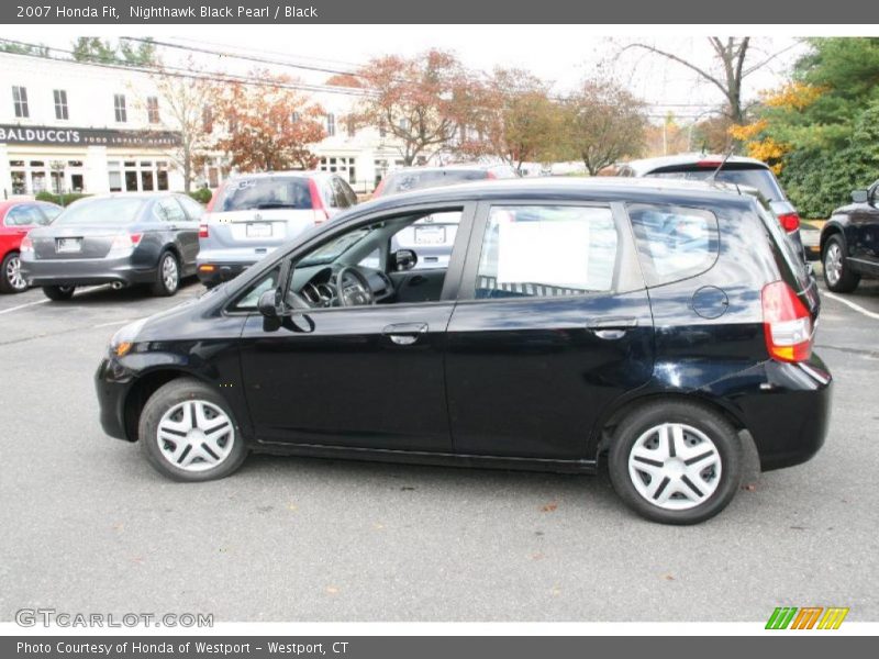 Nighthawk Black Pearl / Black 2007 Honda Fit