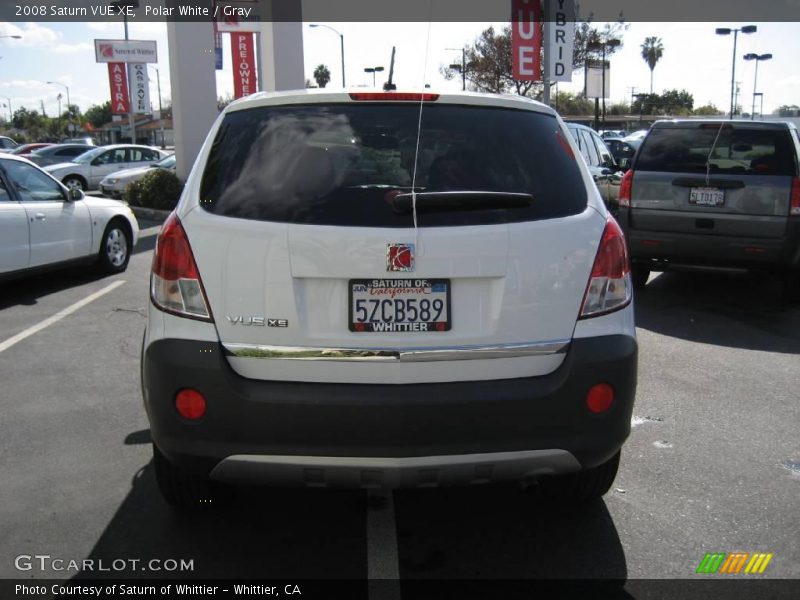 Polar White / Gray 2008 Saturn VUE XE