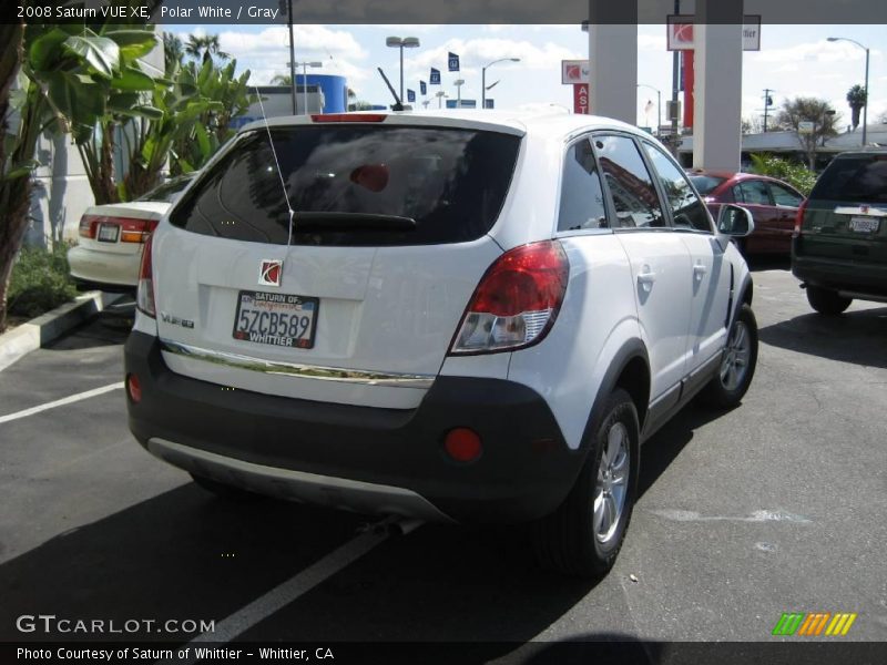 Polar White / Gray 2008 Saturn VUE XE