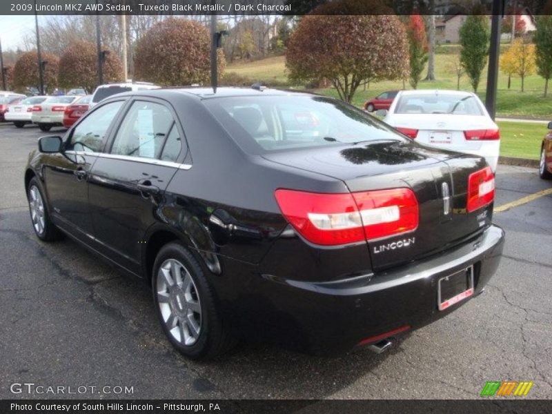 Tuxedo Black Metallic / Dark Charcoal 2009 Lincoln MKZ AWD Sedan