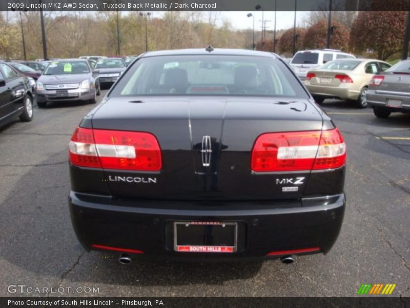 Tuxedo Black Metallic / Dark Charcoal 2009 Lincoln MKZ AWD Sedan