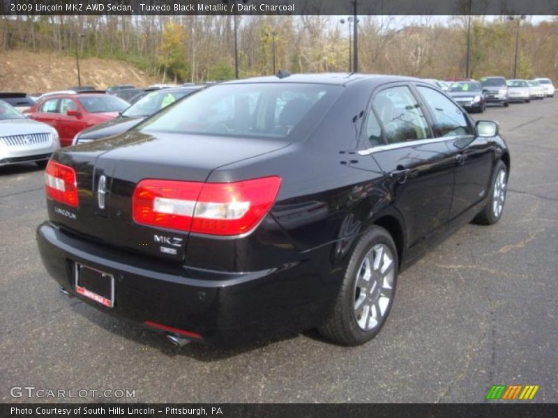 Tuxedo Black Metallic / Dark Charcoal 2009 Lincoln MKZ AWD Sedan