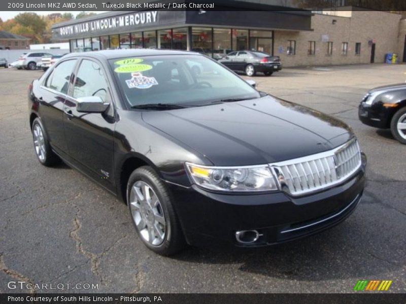 Tuxedo Black Metallic / Dark Charcoal 2009 Lincoln MKZ AWD Sedan