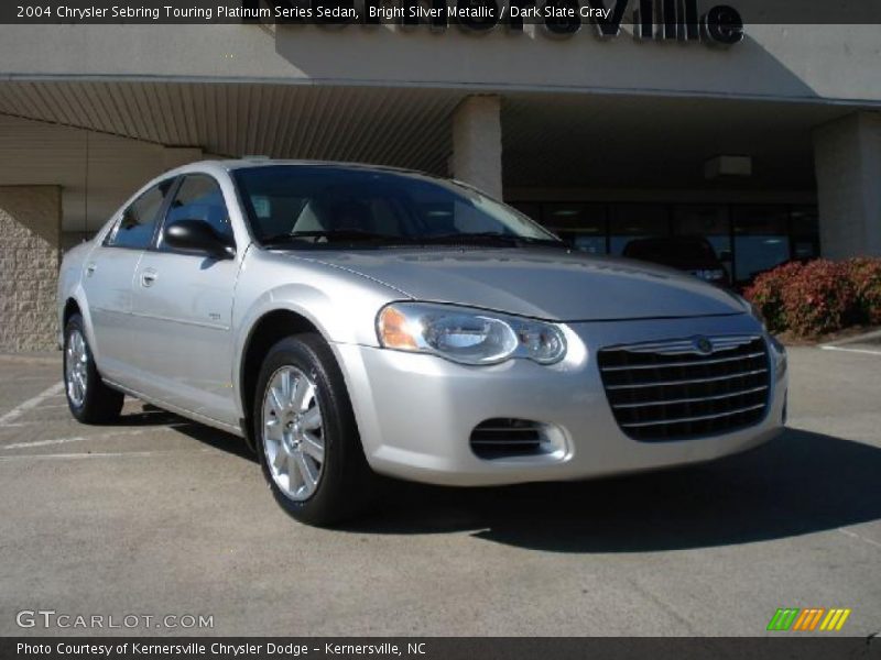 Bright Silver Metallic / Dark Slate Gray 2004 Chrysler Sebring Touring Platinum Series Sedan