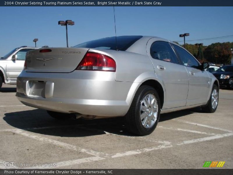 Bright Silver Metallic / Dark Slate Gray 2004 Chrysler Sebring Touring Platinum Series Sedan