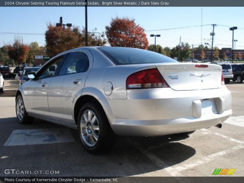 Bright Silver Metallic / Dark Slate Gray 2004 Chrysler Sebring Touring Platinum Series Sedan