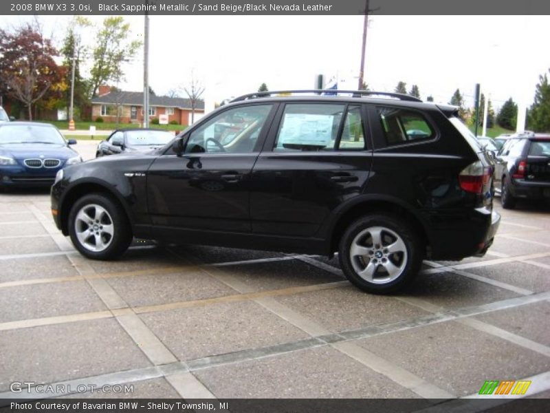  2008 X3 3.0si Black Sapphire Metallic