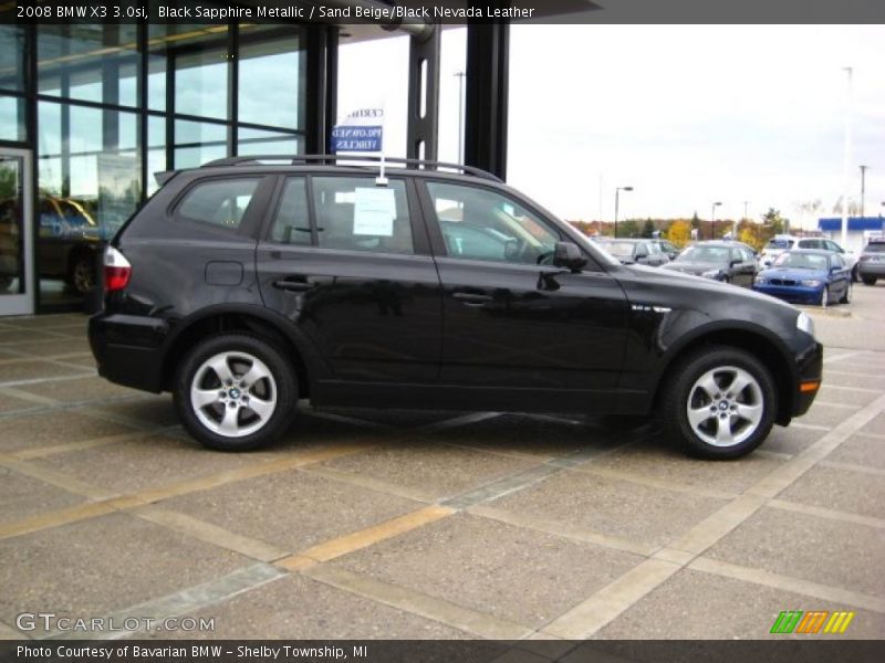  2008 X3 3.0si Black Sapphire Metallic