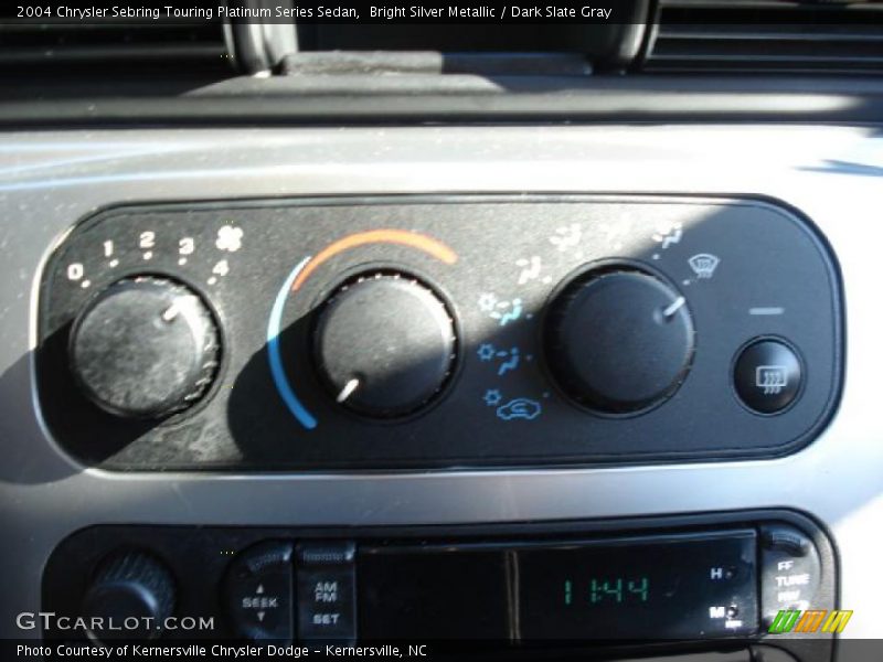 Bright Silver Metallic / Dark Slate Gray 2004 Chrysler Sebring Touring Platinum Series Sedan