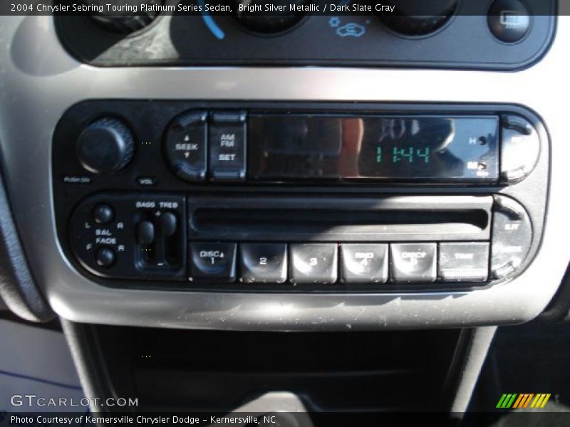 Bright Silver Metallic / Dark Slate Gray 2004 Chrysler Sebring Touring Platinum Series Sedan