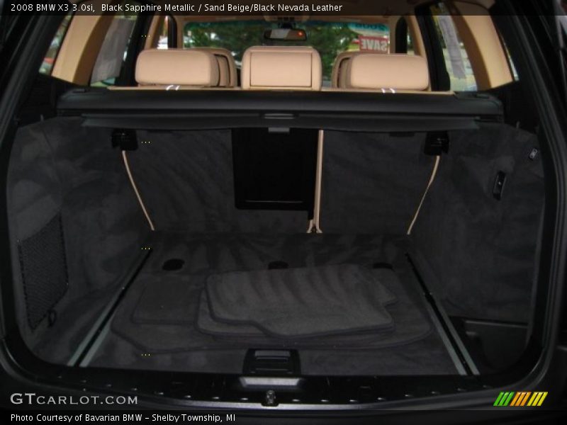  2008 X3 3.0si Trunk