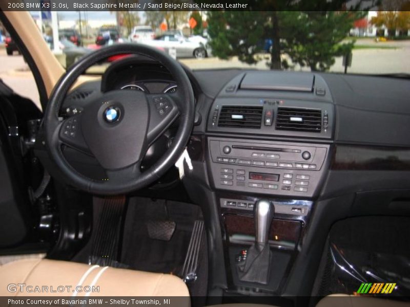 Dashboard of 2008 X3 3.0si