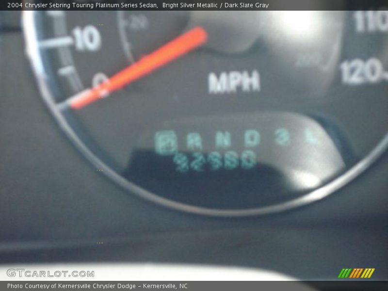Bright Silver Metallic / Dark Slate Gray 2004 Chrysler Sebring Touring Platinum Series Sedan
