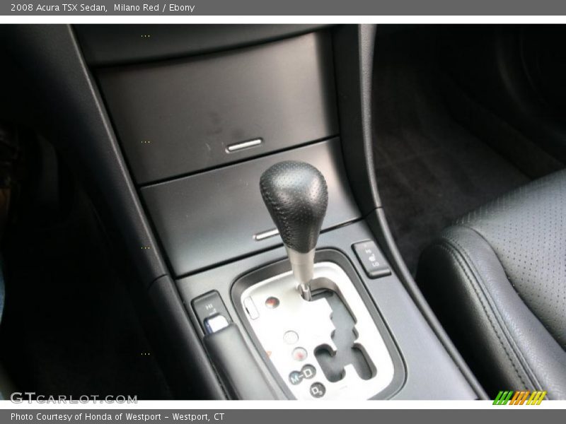 Milano Red / Ebony 2008 Acura TSX Sedan