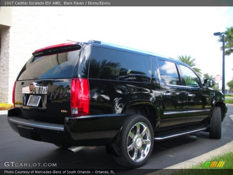 Black Raven / Ebony/Ebony 2007 Cadillac Escalade ESV AWD